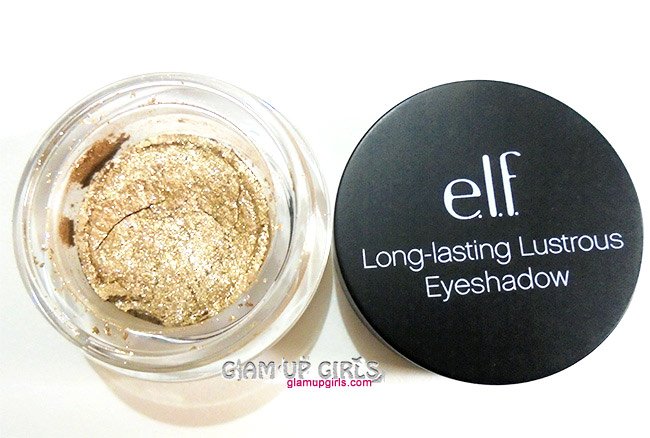 E.L.F Studio Long-Lasting Lustrous Eyeshadow in Toast - Review and Swatches