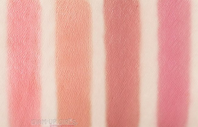 e.l.f. Cream Blush Palette in soft swatches