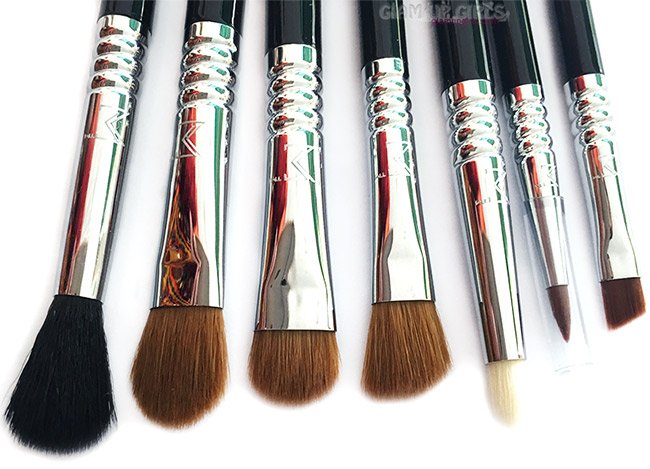 Brushes included in Sigma Beauty Basic Eyes Brush Kit