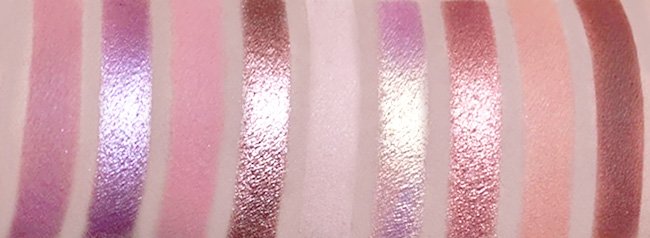 Huda Beauty Nude Light Obsessions Eyeshadow Palette Swatches