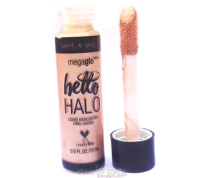 Wet n Wild MegaGlo Hello Halo Liquid Highlighter Goddess Glow, Review, Swatches Wet n Wild MegaGlo Hello Halo Liquid Highlighter Goddess Glow, Review, Swatches