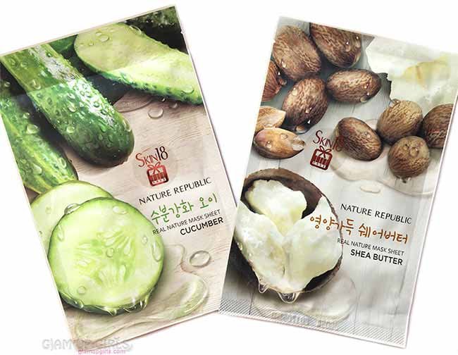 Nature Republic Real Nature Mask Sheets from Skin18 - Review