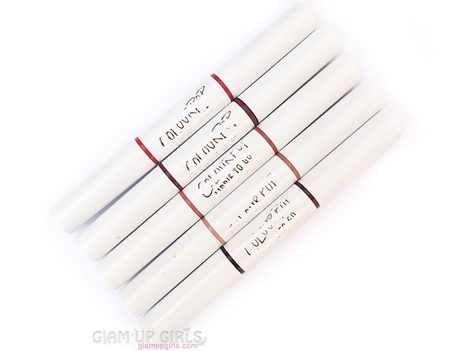 ColourPop Lippie Stix in Red, Brown, Purples shades