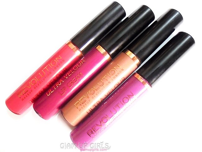 Makeup Revolution Ultra Velour Lip Cream - Review and Swatches