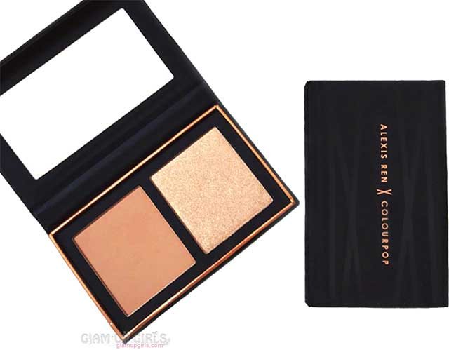 ColourPop Alexis Ren Pressed Powder Face Duo in Topaz - Review and Swatches ColourPop Alexis Ren Pressed Powder Face Duo in Topaz - Review and Swatches