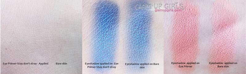 Makeup Revolution I ♡ Makeup Eye Primer Stay don't stray - Review and Swatches