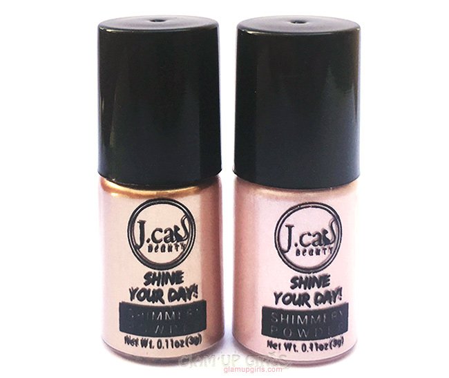 J. Cat Beauty Shimmery Powder in Earth Mango and Lavender Blush