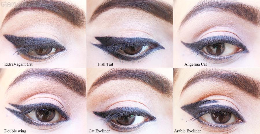 Eyeliner styles with Eyeliner Stencils by Reasonablez.com