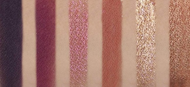 Huda Beauty Mercury Retrograde Swatches of Vortex, Hot Mess, Supernova, Karma, Gold Glitch, Frazzled