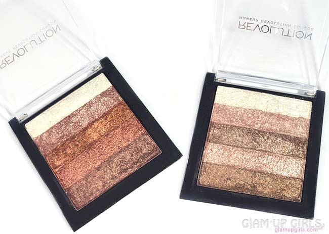 Makeup Revolution Vivid Shimmer Brick in Rose Gold and Radiant - Review and Swatches Makeup Revolution Vivid Shimmer Brick in Rose Gold and Radiant - Review and Swatches